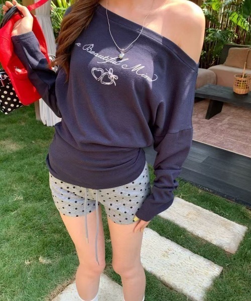 Achic(アシック)の「ドット柄ミニショートパンツ(その他パンツ・レディース・ホワイト/ブラック/グレー・M)」の7枚目の写真