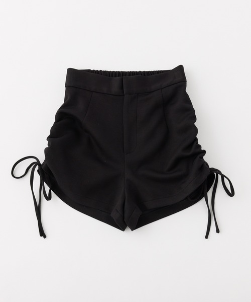 one after another NICE CLAUP(ワンアフターアナザーナイスクラップ)の「サイドドロストショートパンツ(その他パンツ・レディース・ブラック/チャコールグレー/オフホワイト・FREE)」の18枚目の写真