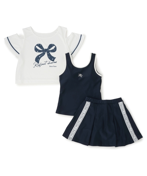 SWIM】スクール対応スイムウェア（Tシャツつき）（水着）｜mezzo piano