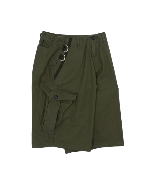 KIJIKO（キジコ）の「ke614. Washed Bermuda Cargo Pants Khaki（その他パンツ・レディース・カーキ・SMALL/MEDIUM）」の5枚目の写真