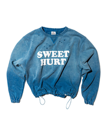 PUNCH DRUNK PARTIES（パンチドランクパーティーズ）の「SWEET HURT Sweatshirt (NAVY)（スウェット）」