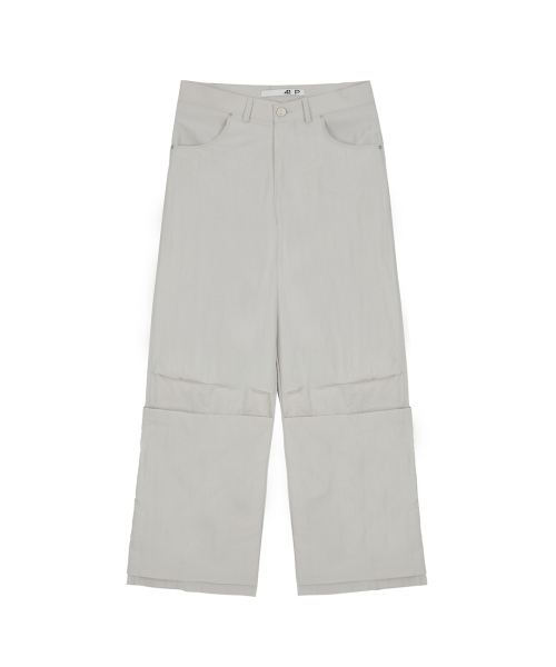 41PRAY（サイルプレイ）の「Nylon Flap Wide Pants / Grey（その他パンツ・レディース・チャコールグレー・1/2）」の5枚目の写真