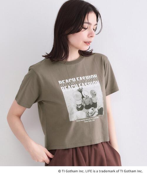 OPAQUE.CLIP(オペークドットクリップ)の「【LIFE PICTURE COLLECTION】アソートフォトTシャツ(Tシャツ/カットソー・レディース・チャコールグレー/ホワイト系1/ホワイト・99)」の15枚目の写真