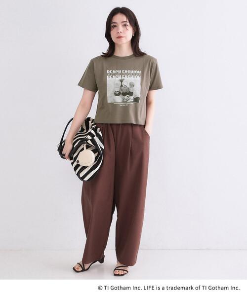 OPAQUE.CLIP(オペークドットクリップ)の「【LIFE PICTURE COLLECTION】アソートフォトTシャツ(Tシャツ/カットソー・レディース・チャコールグレー/ホワイト系1/ホワイト・99)」の16枚目の写真