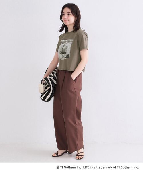 OPAQUE.CLIP(オペークドットクリップ)の「【LIFE PICTURE COLLECTION】アソートフォトTシャツ(Tシャツ/カットソー・レディース・チャコールグレー/ホワイト系1/ホワイト・99)」の17枚目の写真