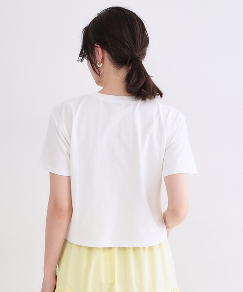 OPAQUE.CLIP(オペークドットクリップ)の「【LIFE PICTURE COLLECTION】アソートフォトTシャツ(Tシャツ/カットソー・レディース・チャコールグレー/ホワイト系1/ホワイト・99)」の6枚目の写真