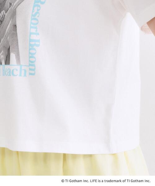 OPAQUE.CLIP(オペークドットクリップ)の「【LIFE PICTURE COLLECTION】アソートフォトTシャツ(Tシャツ/カットソー・レディース・チャコールグレー/ホワイト系1/ホワイト・99)」の9枚目の写真