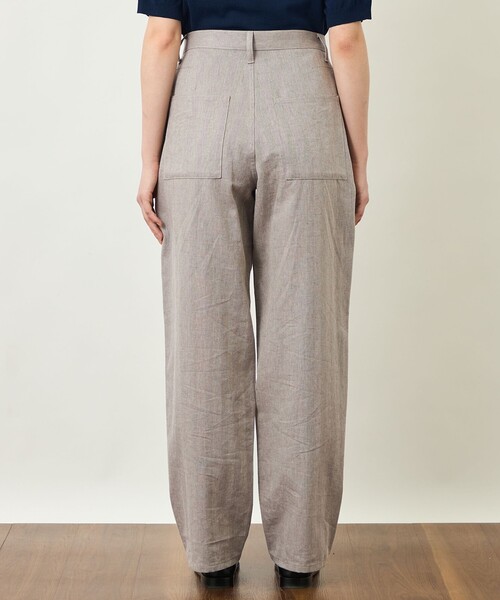 MACKINTOSH PHILOSOPHY(マッキントッシュ フィロソフィー)の「GREY LABEL リネンコットンヘリンボン ワイドパンツ(その他パンツ・レディース・ベージュ系その他2/カーキ・2/5/1)」の7枚目の写真