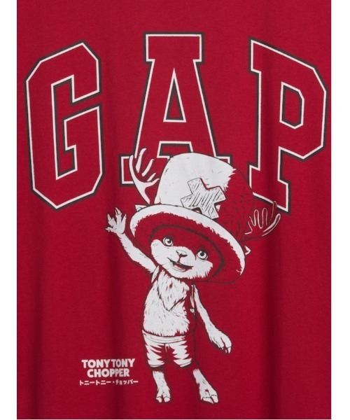 GAP(ギャップ)の「ONE PIECE グラフィックTシャツ(Tシャツ/カットソー・メンズ・アイボリー/レッド・S/L/XS/XL/M)」の5枚目の写真