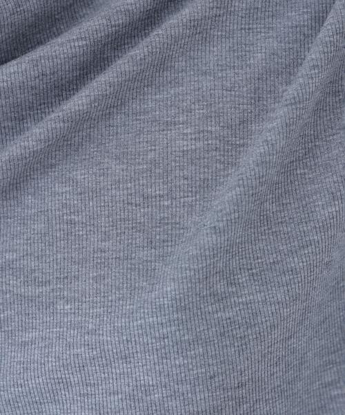 NATURAL BEAUTY BASIC（ナチュラルビューティーベーシック）の「ドレープカットソー（Tシャツ/カットソー・レディース・オフホワイト/グレー/ダークブラウン・ﾌﾘ-）」の18枚目の写真
