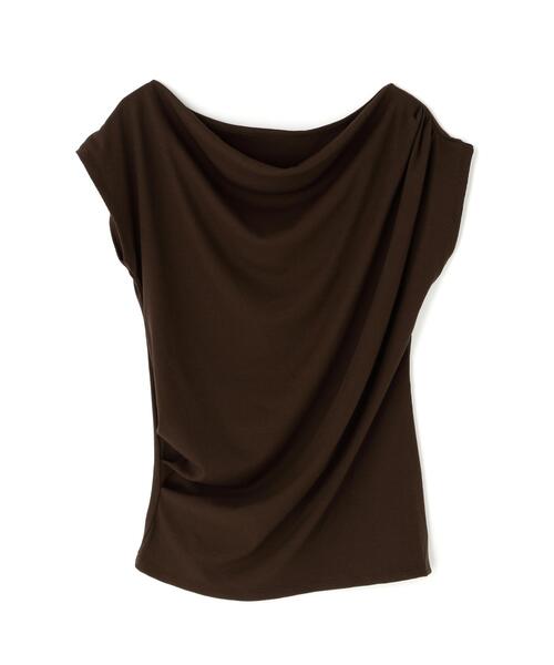 NATURAL BEAUTY BASIC(ナチュラルビューティーベーシック)の「ドレープカットソー(Tシャツ/カットソー・レディース・オフホワイト/グレー/ダークブラウン・フリ-)」の12枚目の写真
