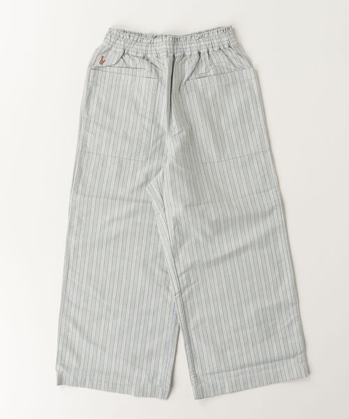 POLO RALPH LAUREN CHILDRENSWEAR(ポロ ラルフ ローレン チルドレンズウェア)の「ストライプド コットン クロップド ワイドレッグ パンツ(その他パンツ・キッズ・マルチ・10/14/16/7)」の3枚目の写真