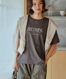 【接触冷感】ロゴフォトプリントTシャツ