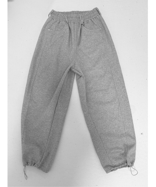 YACA(ヤーカ)の「Belt Loop Sweat Pants/ベルトループスウェットパンツ(スウェットパンツ・レディース・ブラック/グレー・FREE)」の11枚目の写真