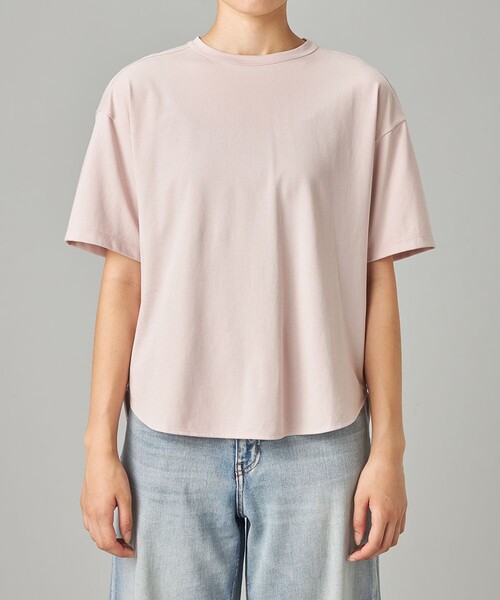Chacott(チャコット)の「HandsomeCotton チュールTシャツ(その他トップス・レディース・スモークピンク/ブラック/ホワイト・M)」の11枚目の写真