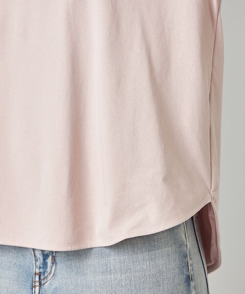 Chacott(チャコット)の「HandsomeCotton チュールTシャツ(その他トップス・レディース・スモークピンク/ブラック/ホワイト・M)」の14枚目の写真