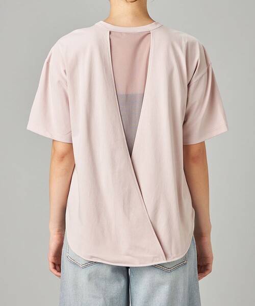 Chacott(チャコット)の「HandsomeCotton チュールTシャツ(その他トップス・レディース・スモークピンク/ブラック/ホワイト・M)」の15枚目の写真