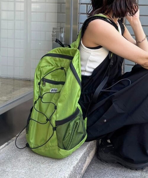 OUTDOOR PRODUCTS(アウトドアプロダクツ)の「パッカブルリュック(バックパック/リュック・レディース・グリーン/ブラック/グレー・FREE)」の7枚目の写真