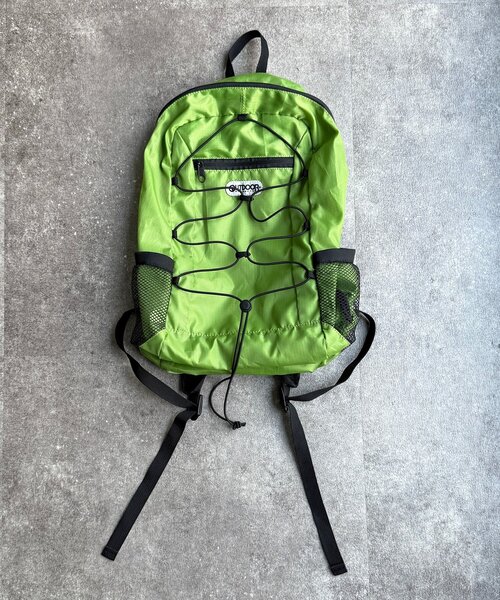 OUTDOOR PRODUCTS(アウトドアプロダクツ)の「パッカブルリュック(バックパック/リュック・レディース・グリーン/ブラック/グレー・FREE)」の6枚目の写真