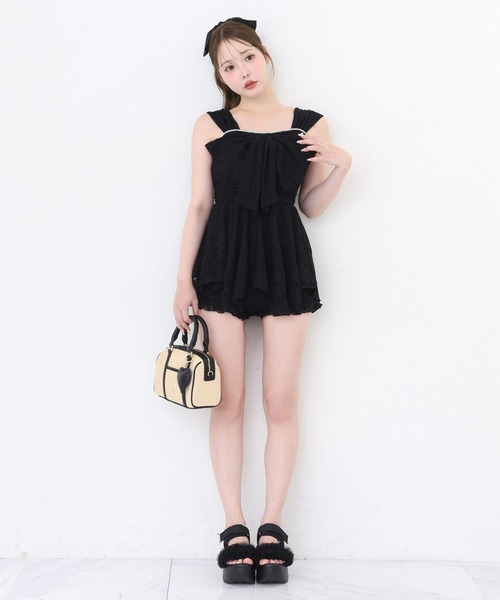 one after another NICE CLAUP（ワンアフターアナザーナイスクラップ）の「レースチュニックswimwear（水着・レディース・ホワイト系その他/ブラック系その他・FREE）」の21枚目の写真