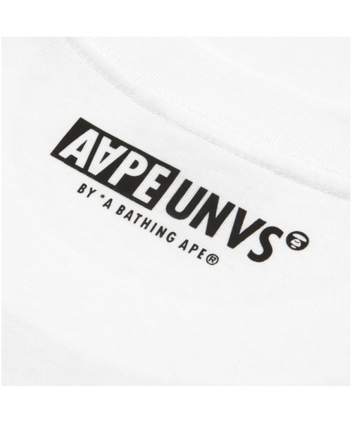 AAPE BY A BATHING APE(エーエイプバイアベイシングエイプ)の「AAPE JAPANESE TEE(KATAKANA)(Tシャツ/カットソー・メンズ・ブラック/ホワイト・MEDIUM/LARGE/X-LARGE/SMALL)」の5枚目の写真