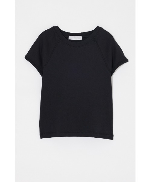 MOUSSY(マウジー)の「MICRO SLEEVE RAGLAN Tシャツ(Tシャツ/カットソー・レディース・ホワイト/ブラック・1/2)」の2枚目の写真