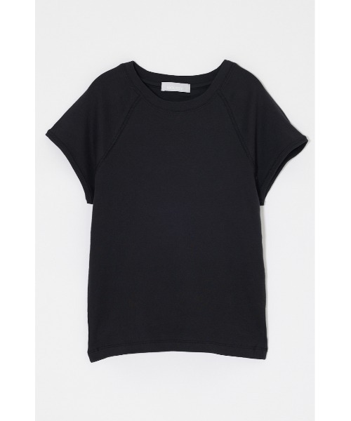 MOUSSY(マウジー)の「MICRO SLEEVE RAGLAN Tシャツ(Tシャツ/カットソー・レディース・ホワイト/ブラック・1/2)」の4枚目の写真