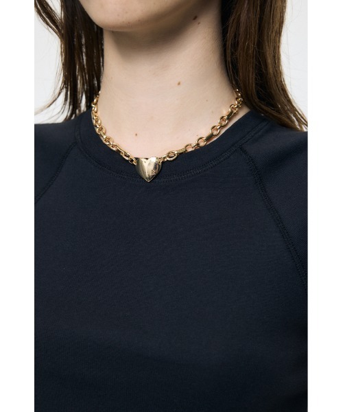 MOUSSY(マウジー)の「MICRO SLEEVE RAGLAN Tシャツ(Tシャツ/カットソー・レディース・ホワイト/ブラック・1/2)」の14枚目の写真
