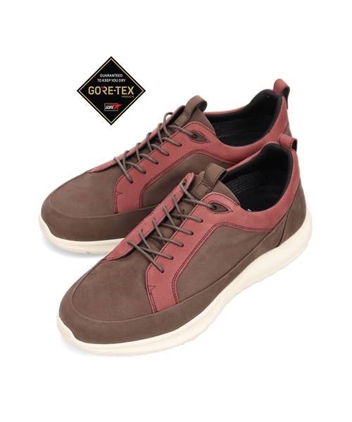 madras Walk(マドラスウォーク)の「【GORE-TEX】マドラスウォーク madras Walk 防水・透湿 レザースニーカー / ビジネス・カジュアル兼用 本革 紳士靴 MW7600(スニーカー・メンズ・ダークブラウン/ブラック/ダークブラウン系1/ネイビー/ネイビー系1/ライトブラウン・25cm/24.5cm/26cm/25.5cm/26.5cm/27cm)」の4枚目の写真