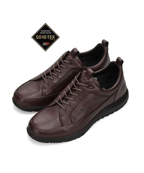 madras Walk(マドラスウォーク)の「【GORE-TEX】マドラスウォーク madras Walk 防水・透湿 レザースニーカー / ビジネス・カジュアル兼用 本革 紳士靴 MW7600(スニーカー・メンズ・ダークブラウン/ブラック/ダークブラウン系1/ネイビー/ネイビー系1/ライトブラウン・25cm/24.5cm/26cm/25.5cm/26.5cm/27cm)」の2枚目の写真