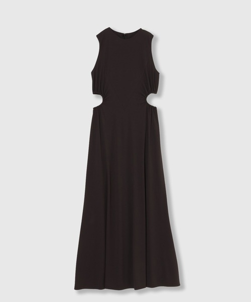 THINGS THAT MATTER(シングス ザット マター)の「CUTOUT JERSEY DRESS / カットアウト ジャージー ドレス(ワンピース・レディース・ブラック/チャコールグレー・FREE)」の6枚目の写真
