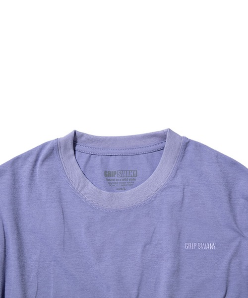 GRIP SWANY(グリップスワニー)の「【GSWCT0044】 W`S EMBROIDERYS/S TEE(Tシャツ/カットソー・レディース・ラベンダー/オートミール・L/M)」の9枚目の写真