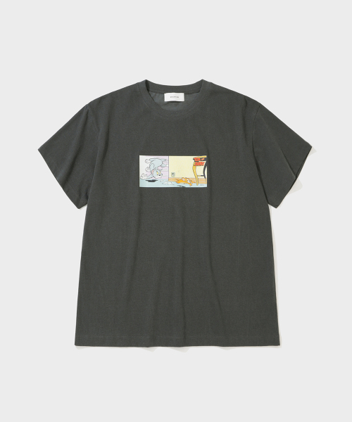 SHIRTER(シャーター)の「TJS CHASER T-SHIRT (GREY)(Tシャツ/カットソー・メンズ・その他・MEDIUM/LARGE/SMALL)」の1枚目の写真
