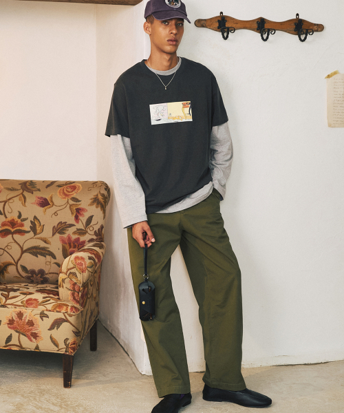 SHIRTER(シャーター)の「TJS CHASER T-SHIRT (GREY)(Tシャツ/カットソー・メンズ・その他・MEDIUM/LARGE/SMALL)」の6枚目の写真