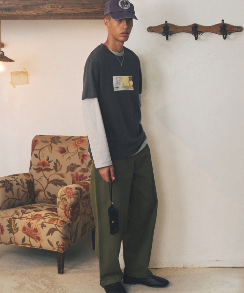SHIRTER(シャーター)の「TJS CHASER T-SHIRT (GREY)(Tシャツ/カットソー・メンズ・その他・MEDIUM/LARGE/SMALL)」の2枚目の写真