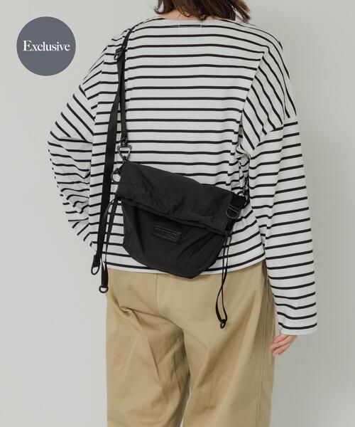 BAICYCLON by Bagjack(バイシクロン バイ バグジャック)の「BAICYCLON EXCLUSIVE DRAW STRING BAG(ショルダーバッグ・レディース・ブラック/ブラウン・FREE)」の1枚目の写真
