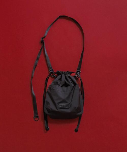 BAICYCLON by Bagjack(バイシクロン バイ バグジャック)の「BAICYCLON EXCLUSIVE DRAW STRING BAG(ショルダーバッグ・レディース・ブラック/ブラウン・FREE)」の5枚目の写真