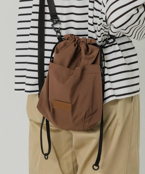 BAICYCLON by Bagjack(バイシクロン バイ バグジャック)の「BAICYCLON EXCLUSIVE DRAW STRING BAG(ショルダーバッグ・レディース・ブラック/ブラウン・FREE)」の21枚目の写真