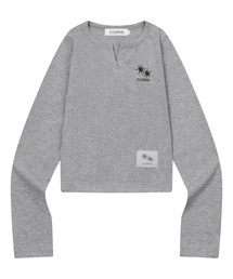 ルーベンスリットVネック長袖Tシャツ(3カラー)