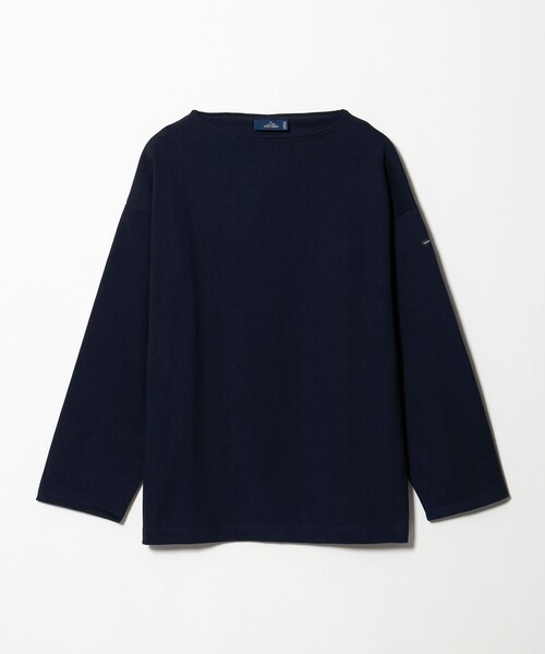 SAINT JAMES(セントジェームス)の「<SAINT JAMES>OUESSANT LOOSE II/ウェッソン ルーズ II(Tシャツ/カットソー・メンズ・ライトブルー/ネイビー・6/5/4)」の2枚目の写真
