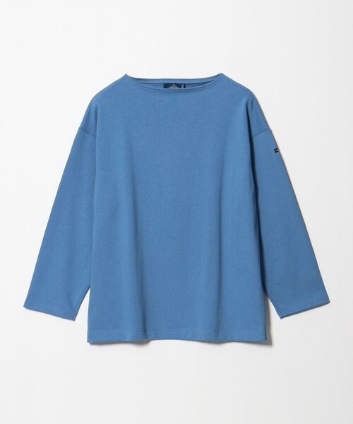 SAINT JAMES(セントジェームス)の「<SAINT JAMES>OUESSANT LOOSE II/ウェッソン ルーズ II(Tシャツ/カットソー・メンズ・ライトブルー/ネイビー・6/5/4)」の1枚目の写真