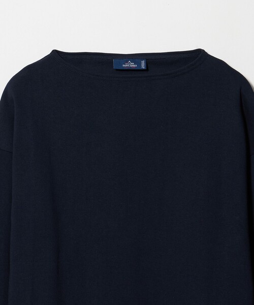 SAINT JAMES(セントジェームス)の「<SAINT JAMES>OUESSANT LOOSE II/ウェッソン ルーズ II(Tシャツ/カットソー・メンズ・ライトブルー/ネイビー・6/5/4)」の4枚目の写真
