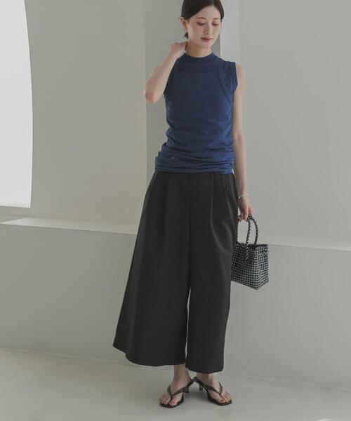 URBAN RESEARCH（アーバンリサーチ）の「撥水クロップドワイドパンツ（その他パンツ・レディース・ネイビー/ブラック・38/36）」の7枚目の写真
