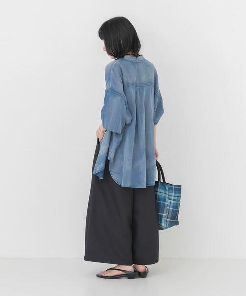 URBAN RESEARCH（アーバンリサーチ）の「撥水クロップドワイドパンツ（その他パンツ・レディース・ネイビー/ブラック・38/36）」の10枚目の写真