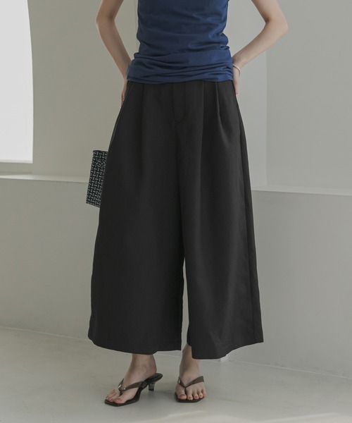URBAN RESEARCH(アーバンリサーチ)の「撥水クロップドワイドパンツ(その他パンツ・レディース・ネイビー/ブラック・38/36)」の18枚目の写真