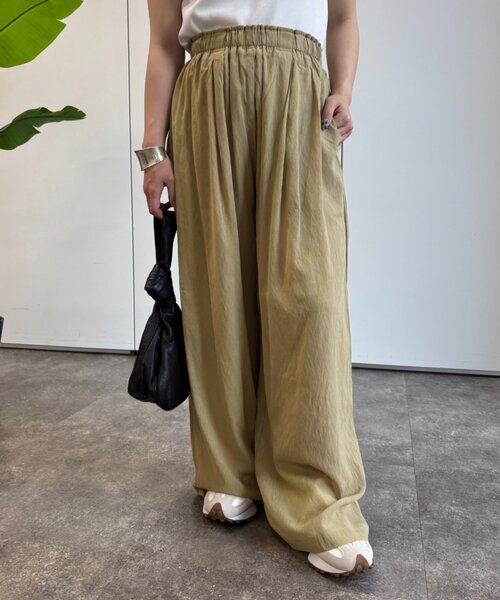 Jena espace merveilleux(ジェナ エスパスメルヴェイユ)の「【PalinkA/パリンカ】シアーイージーパンツ(その他パンツ・レディース・カーキ/オフホワイト/ブラック・FREE)」の11枚目の写真