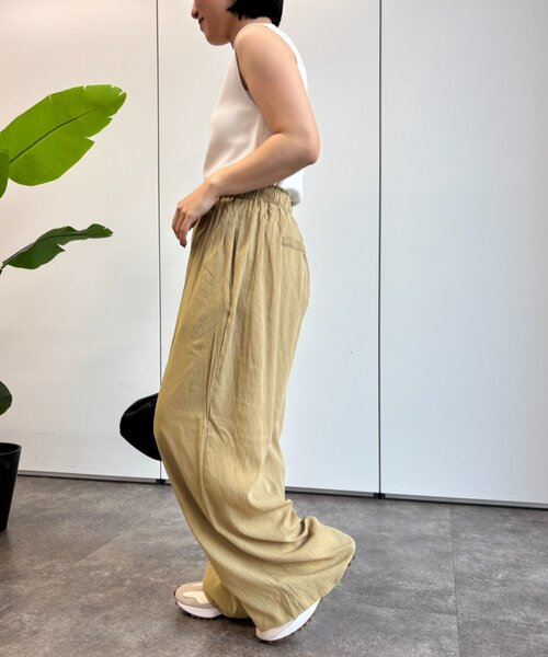 Jena espace merveilleux(ジェナ エスパスメルヴェイユ)の「【PalinkA/パリンカ】シアーイージーパンツ(その他パンツ・レディース・カーキ/オフホワイト/ブラック・FREE)」の13枚目の写真