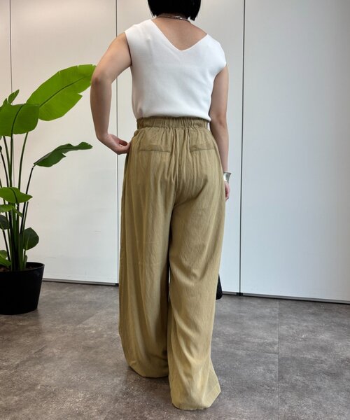 Jena espace merveilleux(ジェナ エスパスメルヴェイユ)の「【PalinkA/パリンカ】シアーイージーパンツ(その他パンツ・レディース・カーキ/オフホワイト/ブラック・FREE)」の14枚目の写真