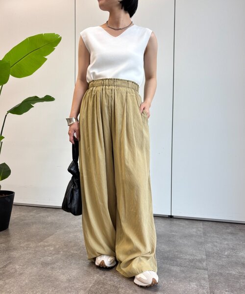 Jena espace merveilleux(ジェナ エスパスメルヴェイユ)の「【PalinkA/パリンカ】シアーイージーパンツ(その他パンツ・レディース・カーキ/オフホワイト/ブラック・FREE)」の16枚目の写真