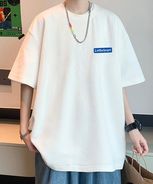 KELVIN(ケルヴァン)の「Badge Logo Tee バッジロゴTシャツ(Tシャツ/カットソー・メンズ・ブルー/グリーン/ホワイト/ブラック・FREE)」の1枚目の写真